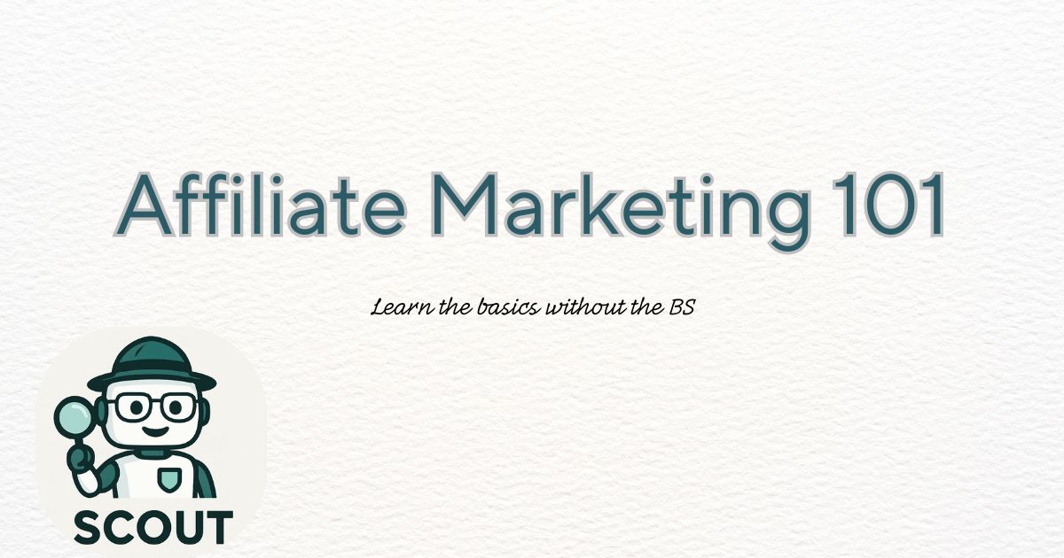 Featured image: Affiliate Marketing 101: Learn the basics without the BS